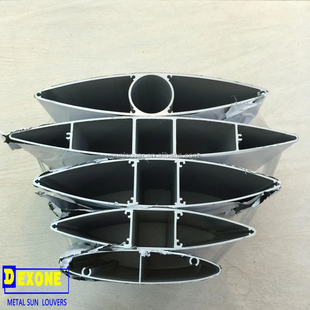  Aluminum Extrusion Profiles Louver Blade