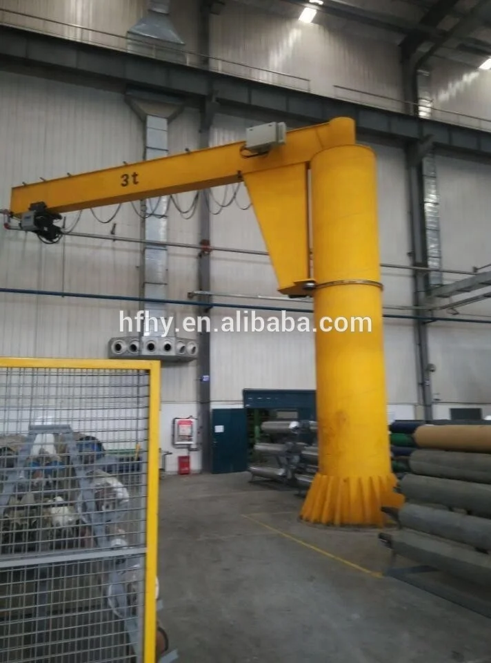 Кран с фиксированной стойкой 360 градусов, 1000 кг/2 тонны, 3 т/5 тонн, сертификат CE, производитель Китай