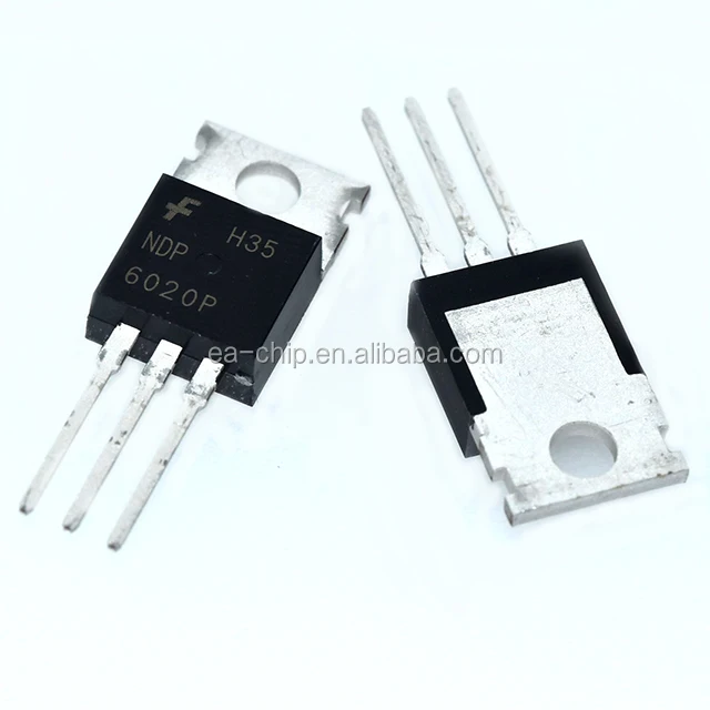 NDP6020P POWER FIELD-EFFECT TRANSISTOR, 2 MOSFET P-CH 20V 24A TO-220   new and original stock