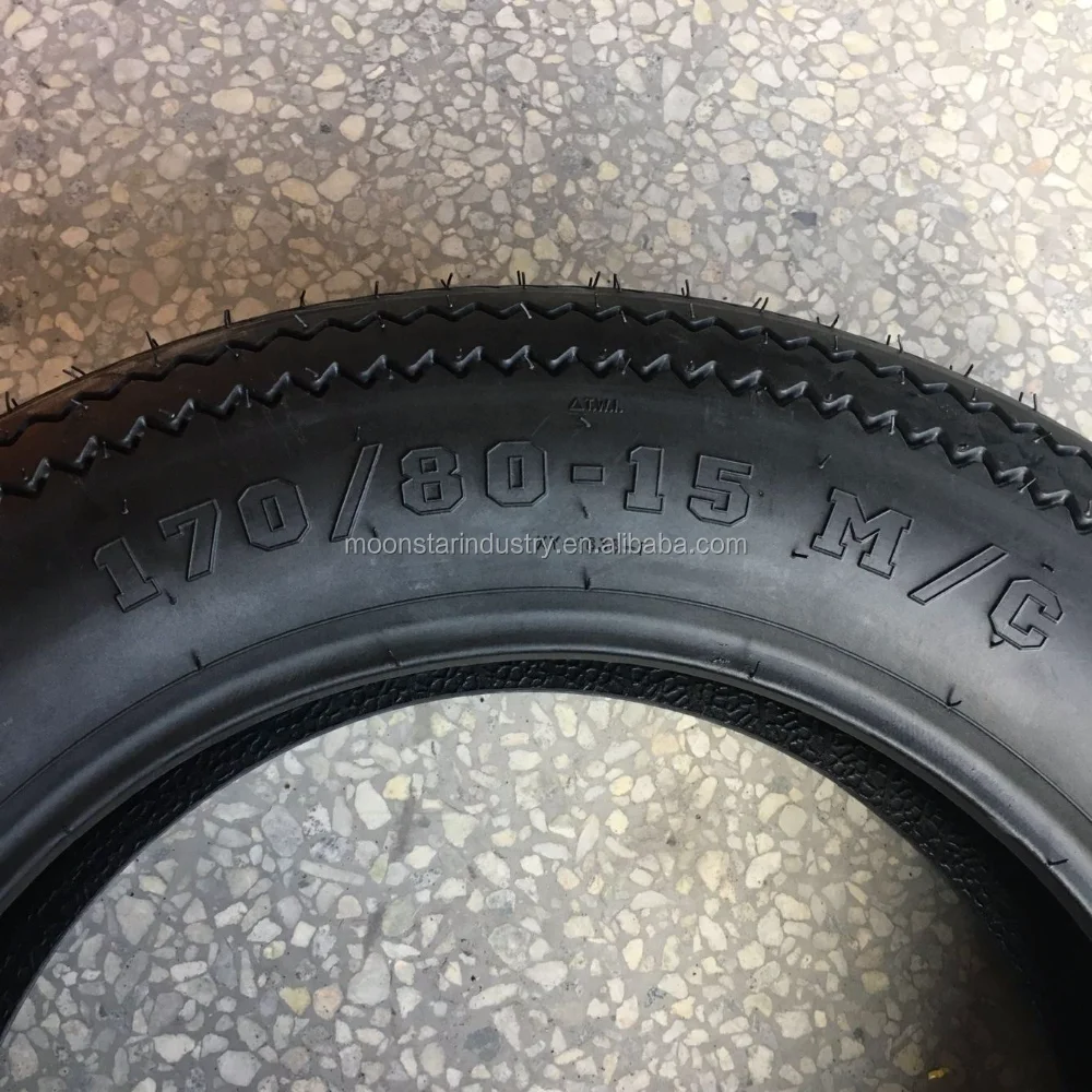 high quality china motorcycle tubeless tire 170 80-15 vintage tire