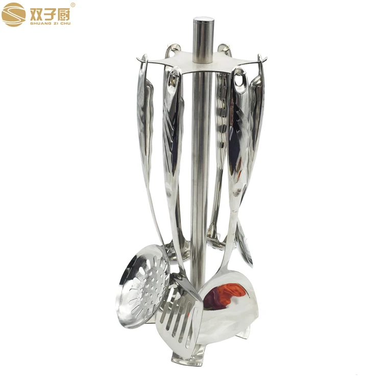 Custom high quality kitchen accessories tools cooking stainless utensil kitchenware set
