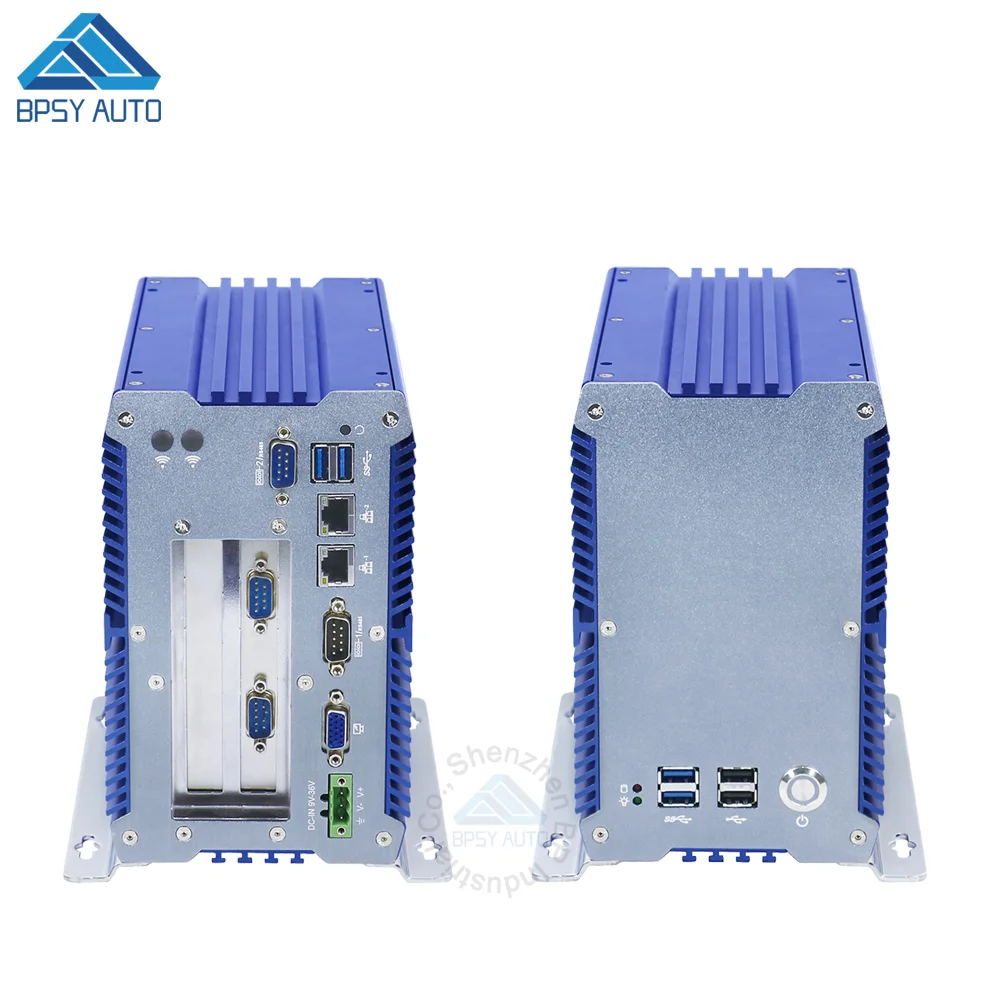 Cheap Fanless Mini PC DDR4 16GB RAM Desktop Computer Mini Linux Win 10 Embedded PC Dual Ethernet