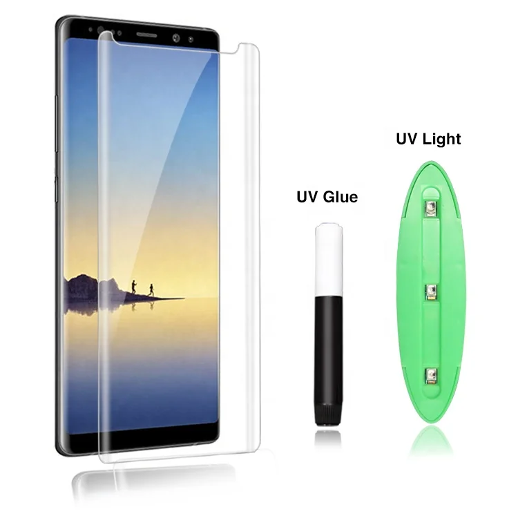 Easy Installation No Reside Mobile Screen Guard UV Tempered glass Mobile Screen Protector