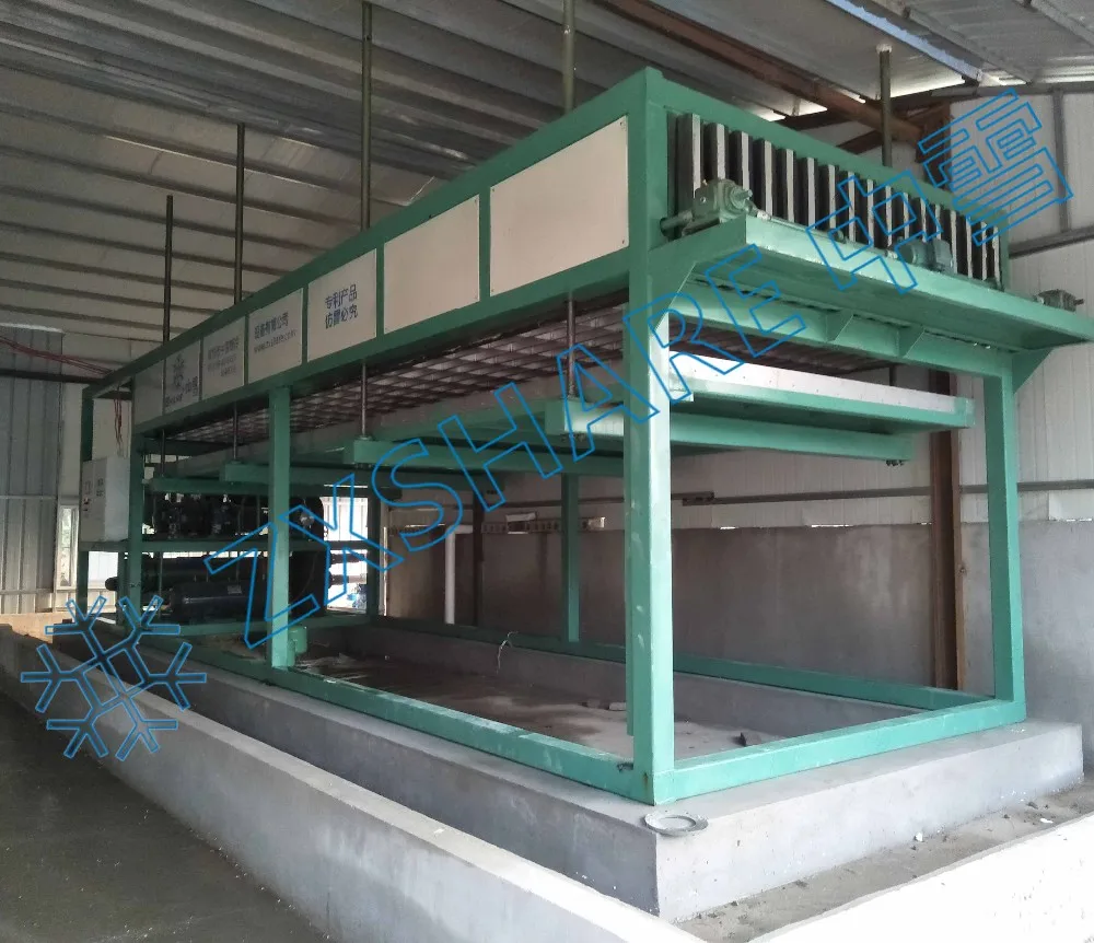 Full automatic PLC and touch screen control  direct cooling block ice machine/ice block machine/block ice making machine