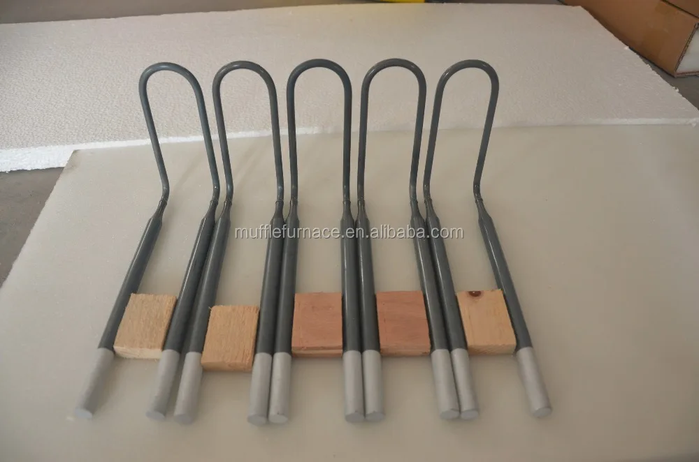 1700 1800 1900 Degree L W U Type Molybdenum Disilicide Rod MoSi2 Heating Elements, MoSi2 Heater Rod