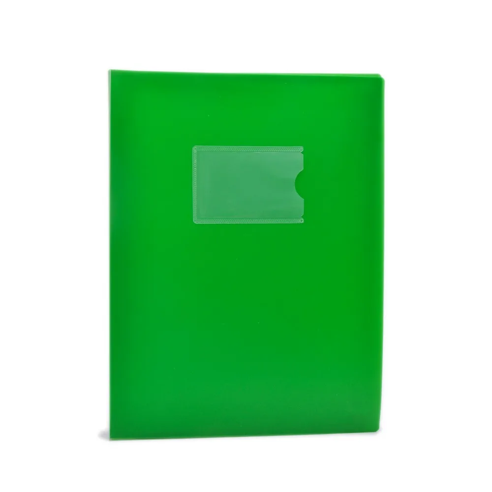 
green pvc pp portfolio cover sleeve bags 
