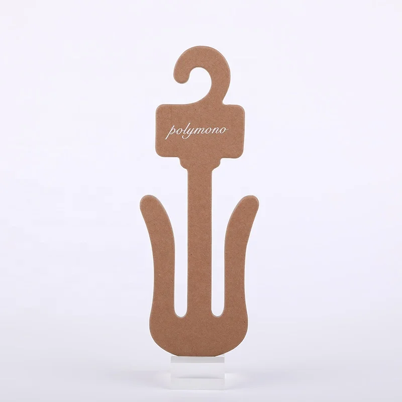 Eco friendly Environmental protection recycle cardboard paper hanger hook for slides and slippers