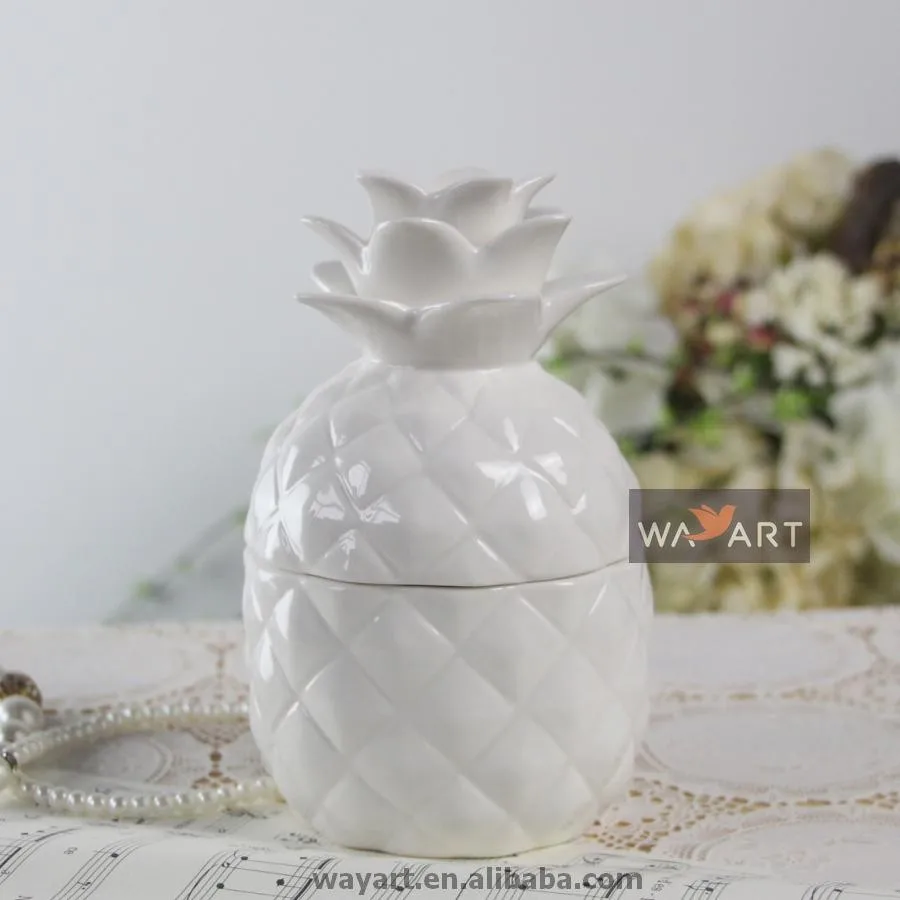 
Красивые керамические кувшины для керамической ананас форме банки 