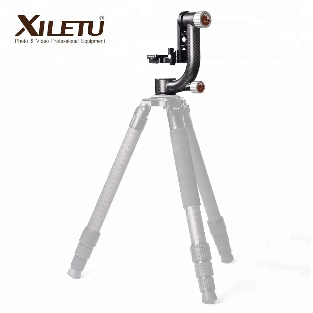 XGH-1 100% Carbon Fiber Professional Gimbal Tripod Head Video Stabilizer For DSLR Camera Tripod Telephoto Lens Telescopic