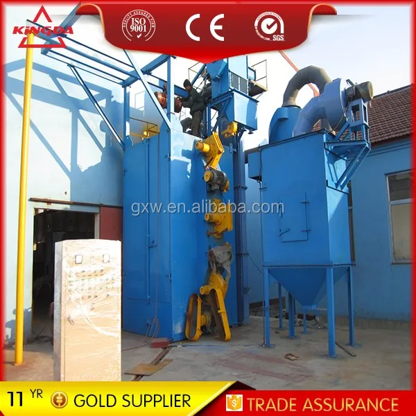 
Hanger hook shot blasting cleaning machine equipment 