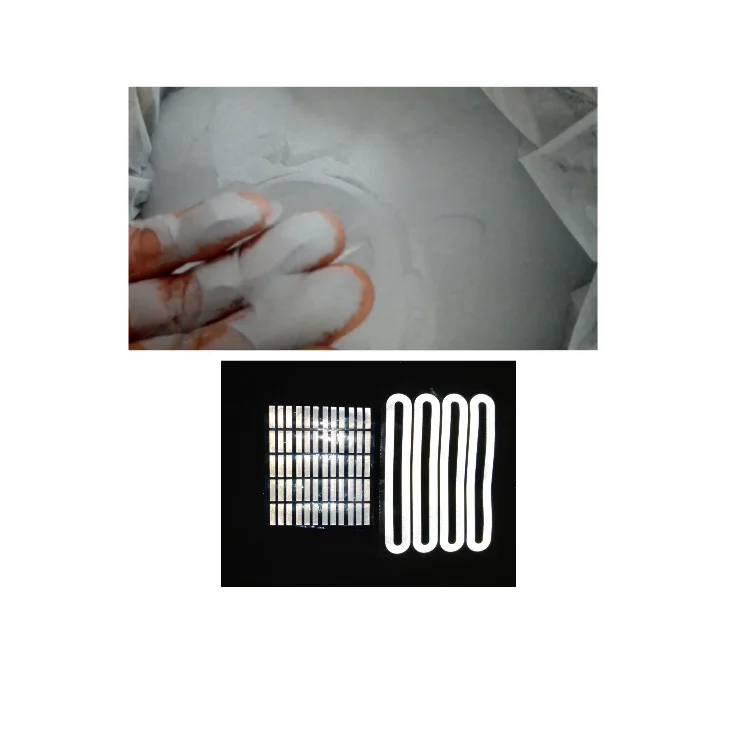2024 hi vis refractive high brightness white reflective paint micro glass beads powder pigment for screen printing