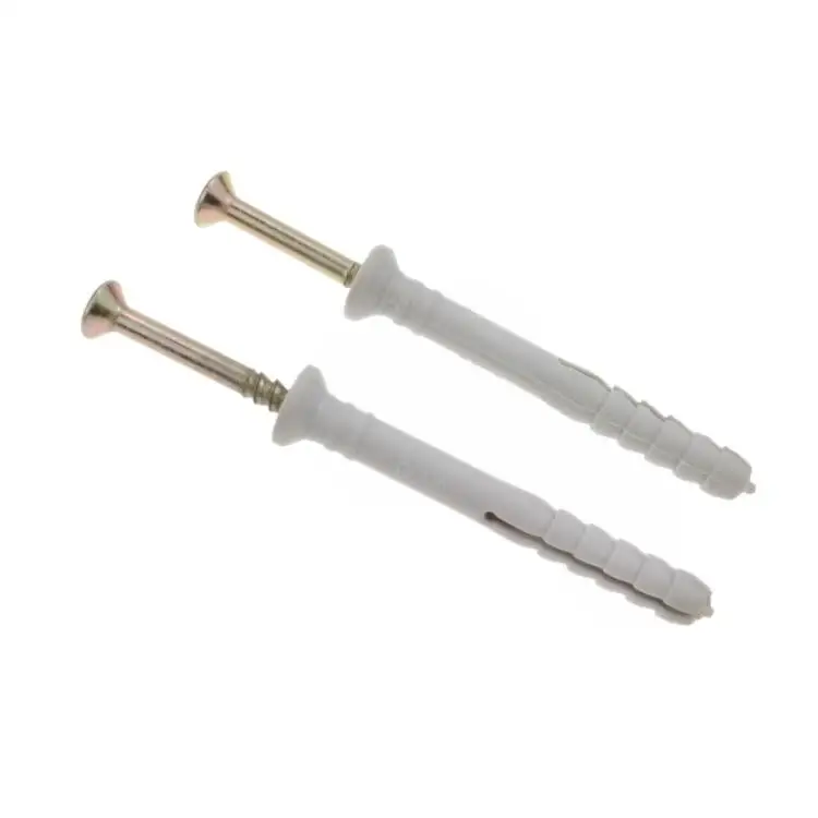 Galvanized Flat Head Wall Plug Screws for Concrete M8 Standard Fastener