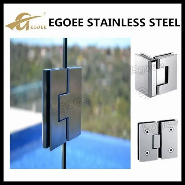 ss304 316 stainless steel clamp glass fitting for handrail/spider/spigot/bath fitting