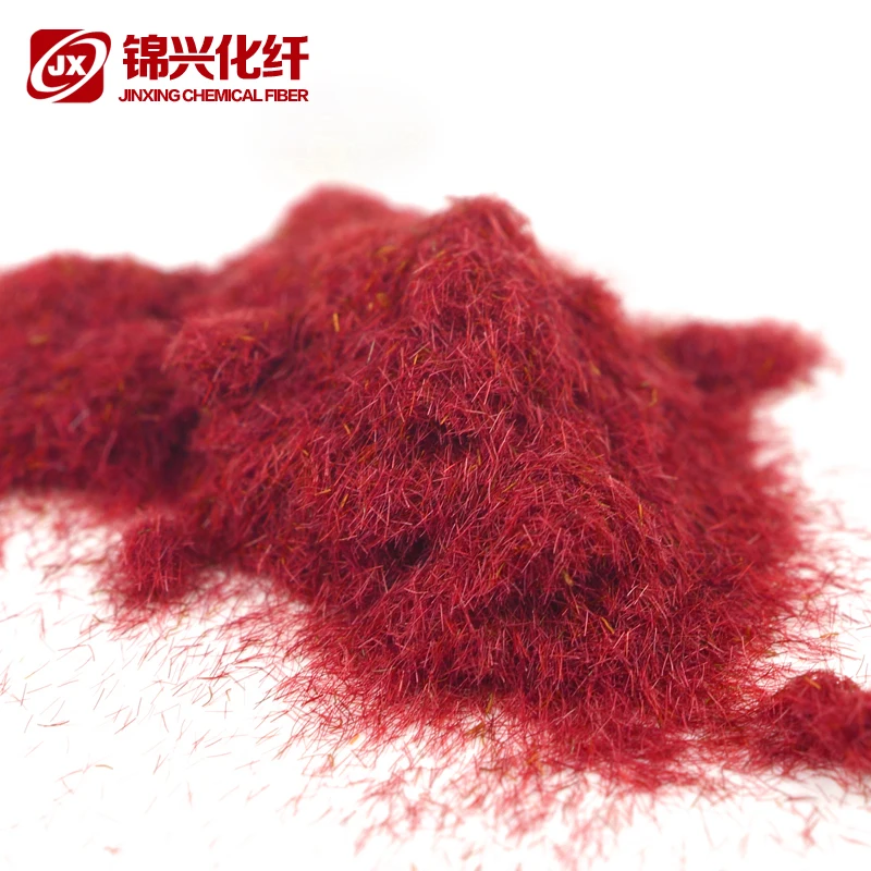 100% nylon 66 flock fibers 1.5D*0.6mm bright with MSDS certificate