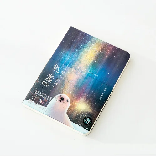 New Cute Sketchbook Drawing School Notebook 80 Sheets Paper luminous Sketch book Office School Supplies Gift