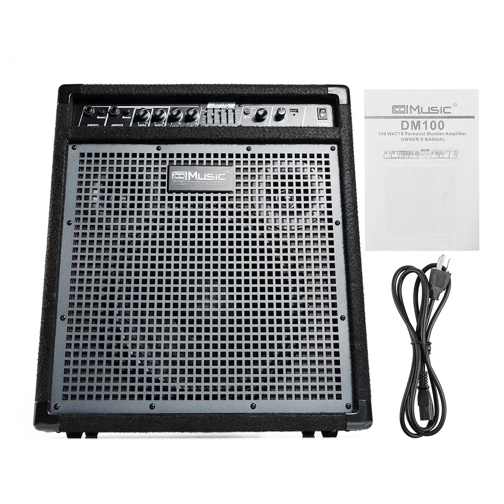Musical Instrument 100W  Drum Set Amplifier Keyboard Speaker
