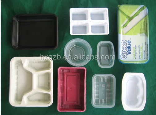 Double plates blister vacuum forming machine