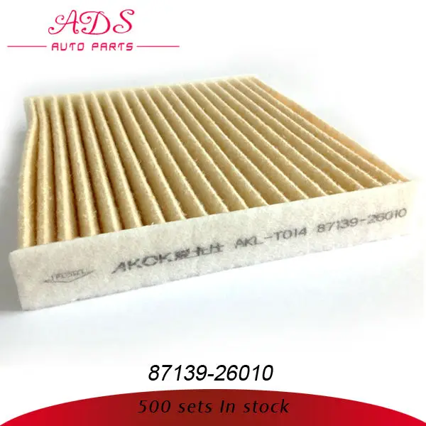 горячая продажа япония марка салонный фильтр для toyota hiace цвет: 87139-26010