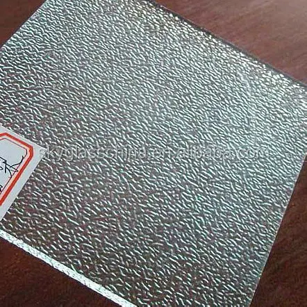 
Supply 3mm 4mm 5mm clear nashiji Patterned Glass 