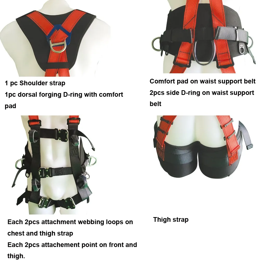 equipo de proteccion personal electrician safety belt YR-QS030