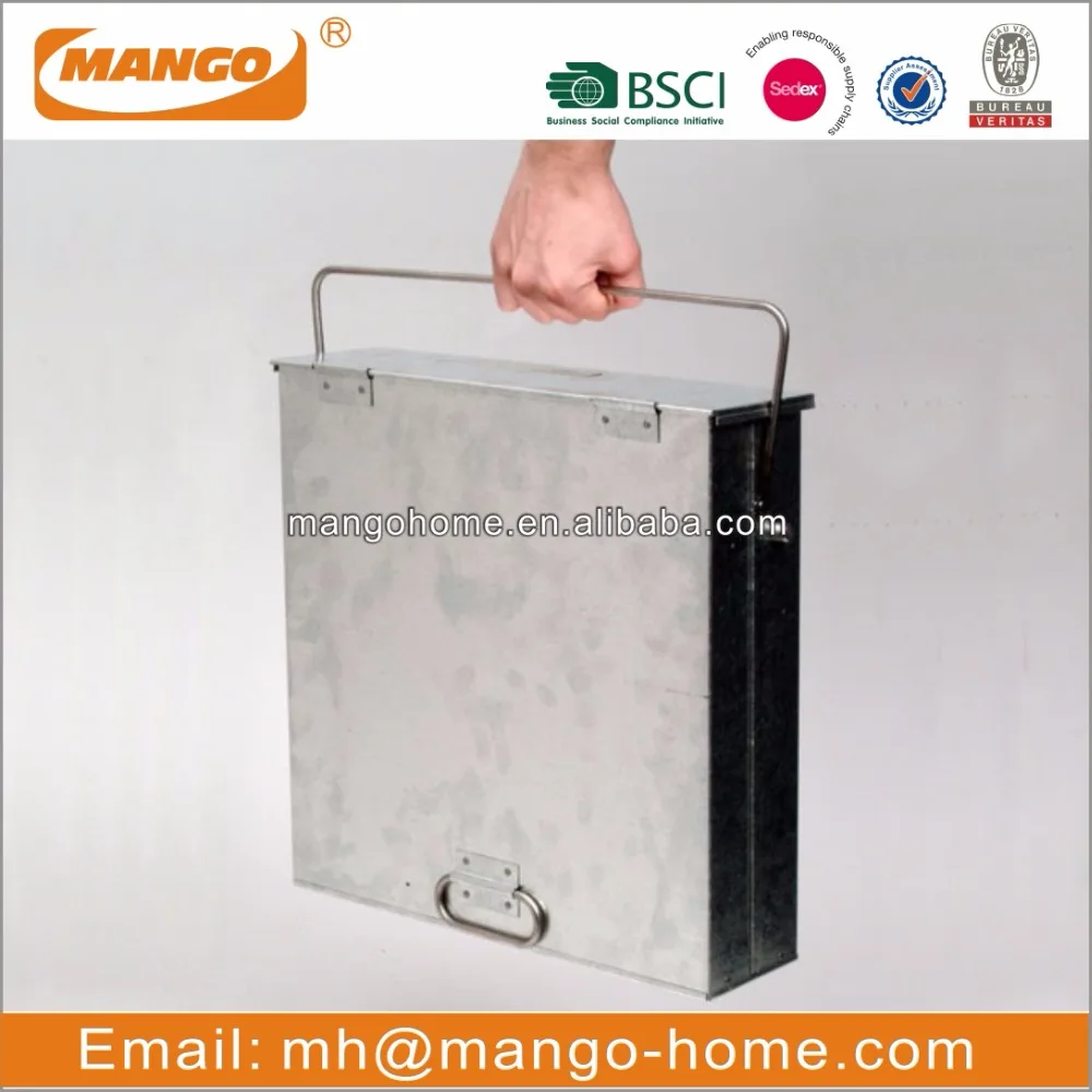 Powder Coating Metal Ash Bucket