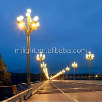 New Design Fancy Outdoor Decorative Quality Led Street Lamp Post