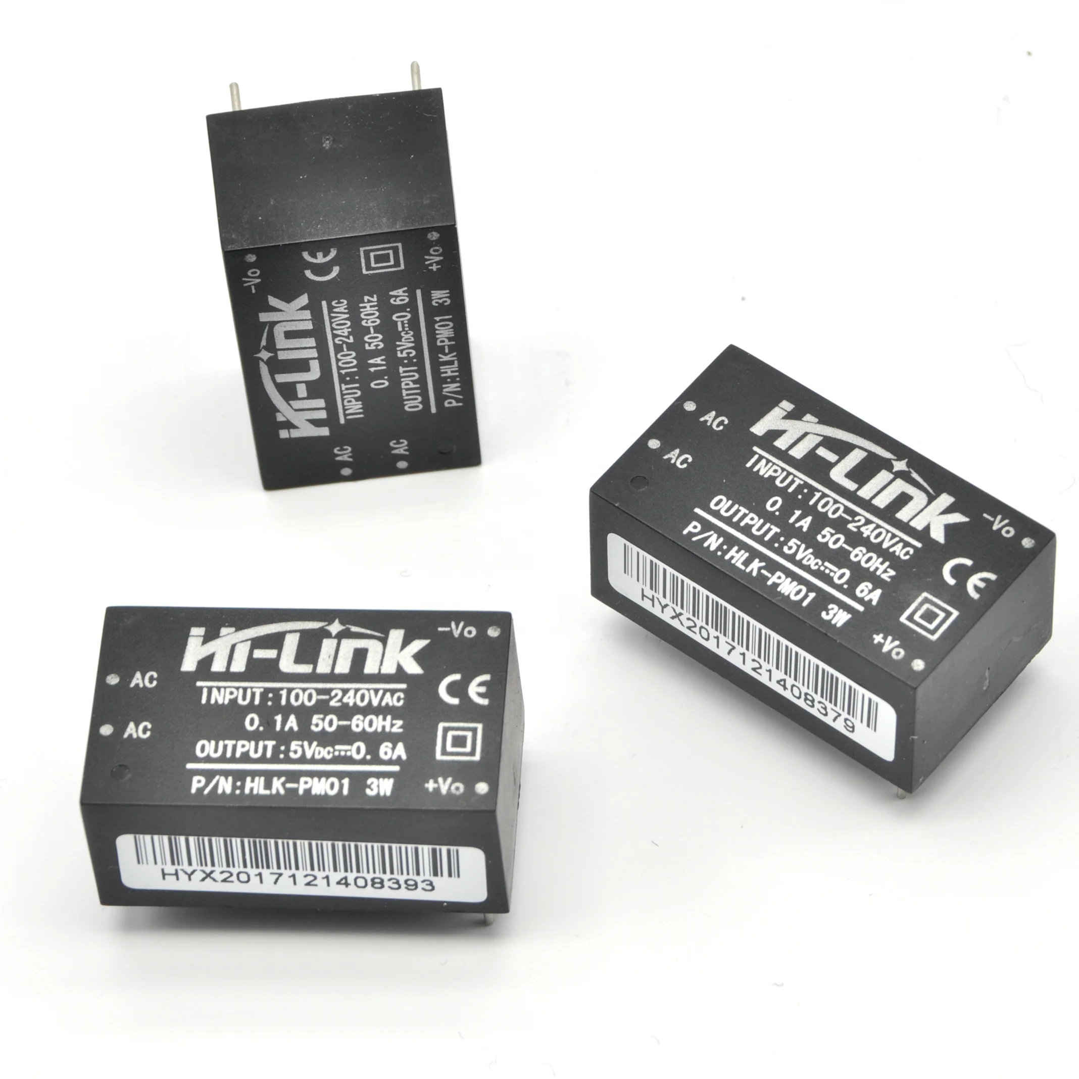 New and Original Hi-Link HLK 3W Ultra-small Power Module HLK-PM01  Ac dc 220V to 12V PM03/PM01/PM09/PM12  power supply module