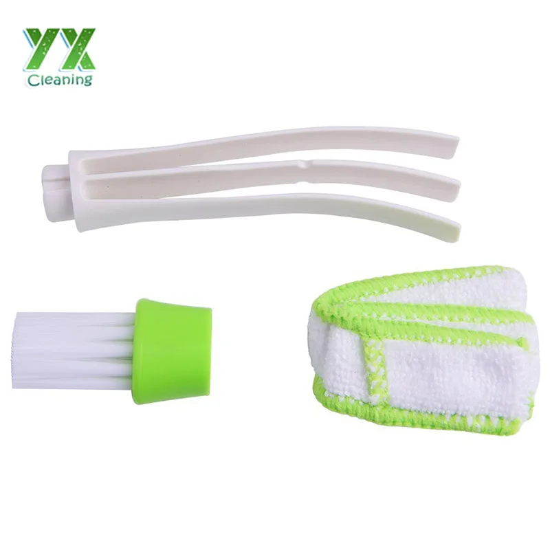 Миниатюрная щетка из микрофибры для чистки автомобильных вентиляционных отверстий с пылесборником