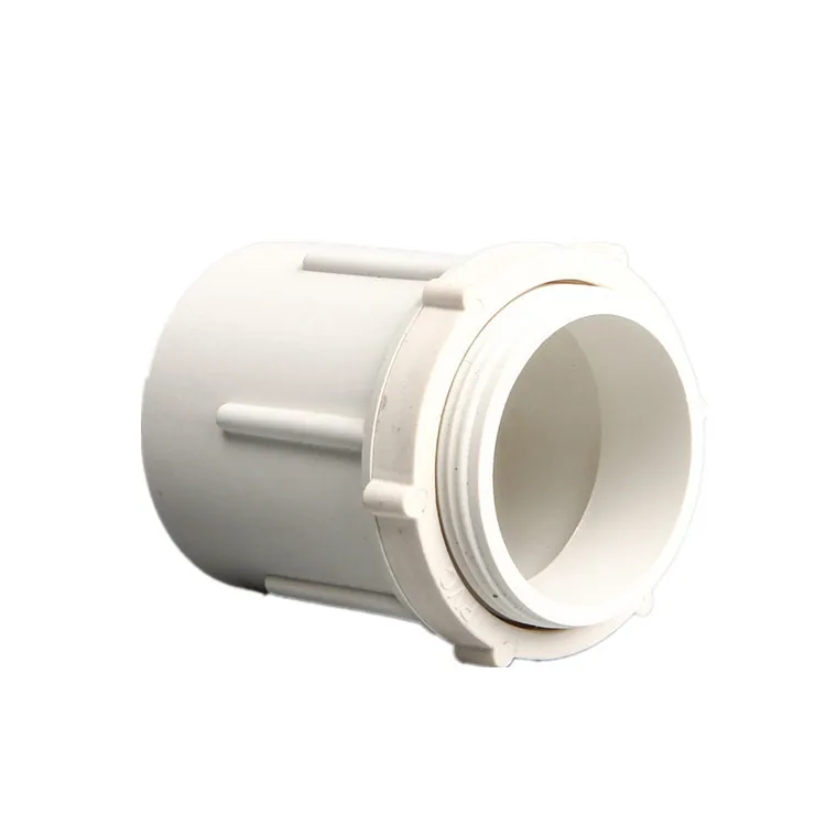 Electrical Conduit Fitting PVC Male Adaptor with Lock Ring