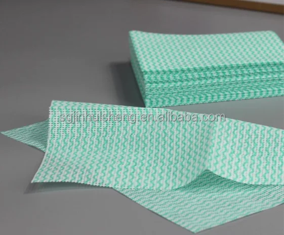 
high performance disposable heavy spunlace non woven cleaning cloth for industry 