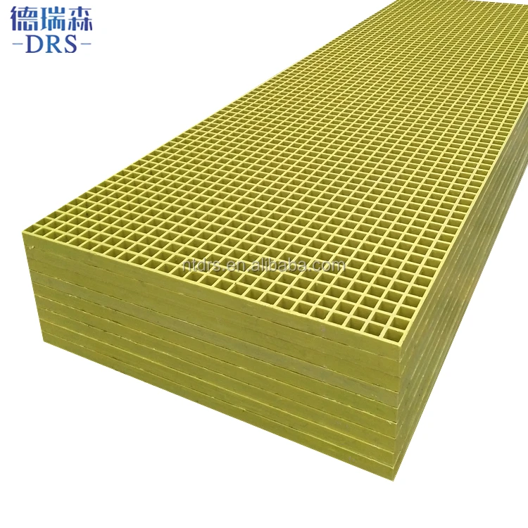 Anti Slip Fiberglass Plastic FRP Grill Floor