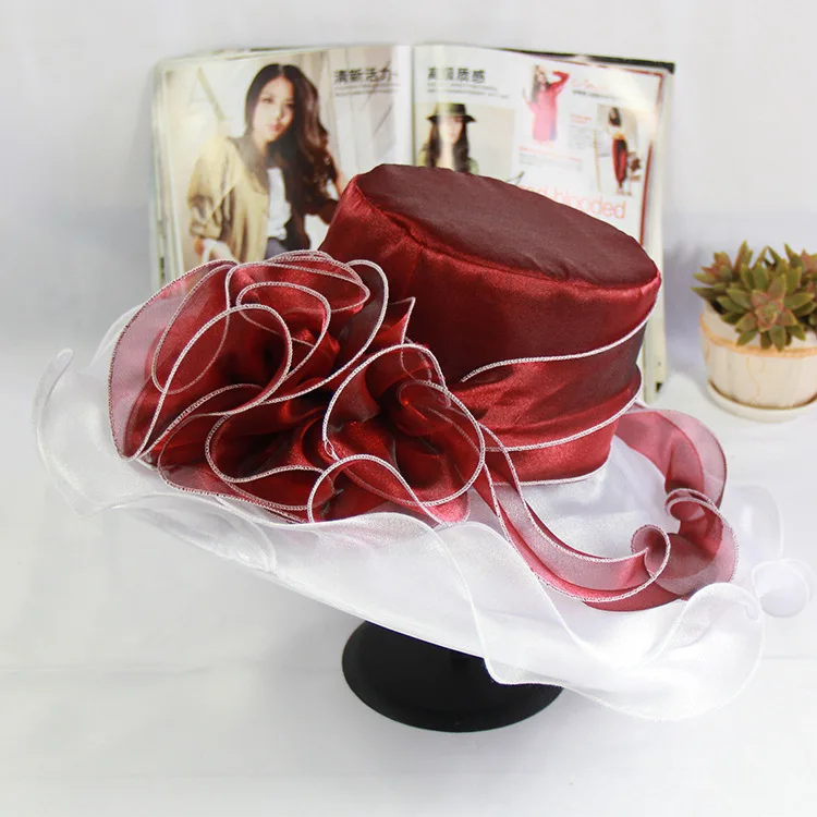Women Funny Church Hat Simple Design Factory Wholesale Straw Hat