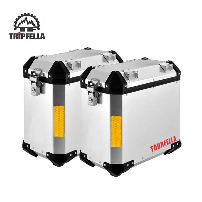 Tripfella - Wholesale 35L aluminum motorcycle side box and tail box