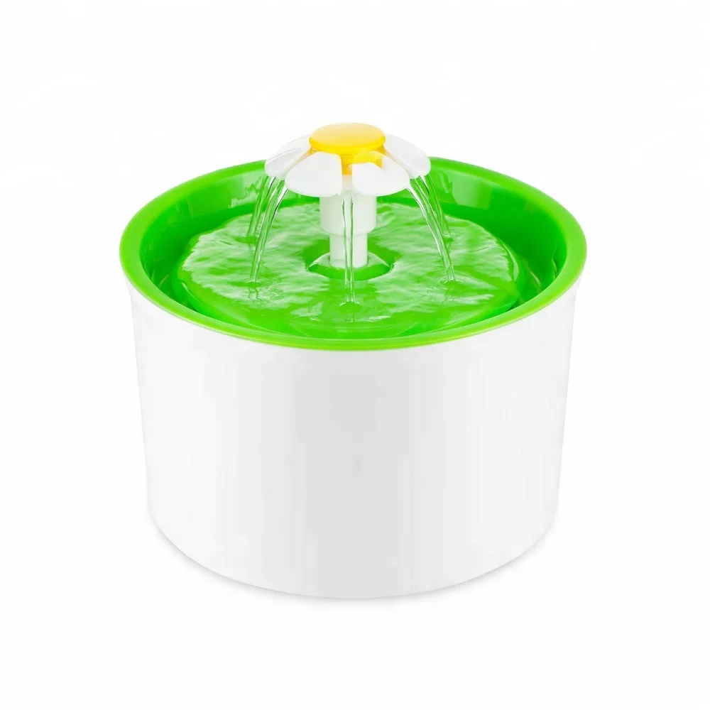 Flower Automatic Electric 1.6 L Pet Water Dispenser Dog Cat Drinking Bowl