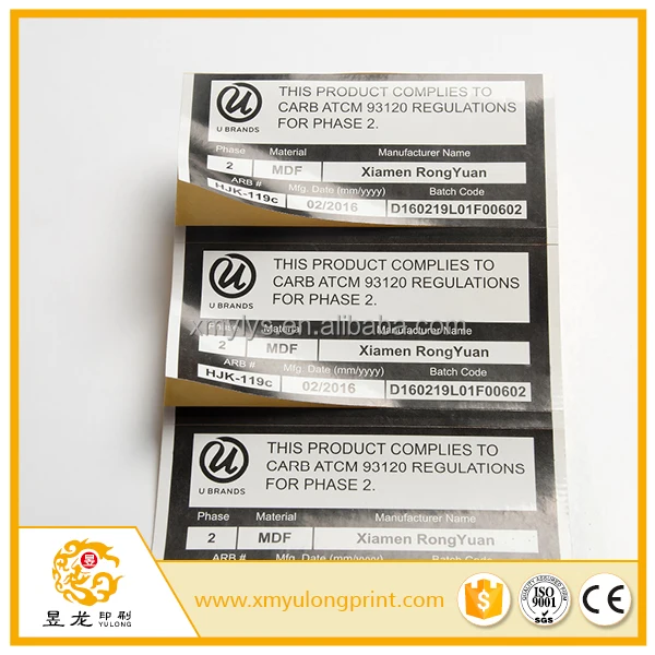 waterproof heat resistance eco-friendly PE vinyl full color printing cable label sticker