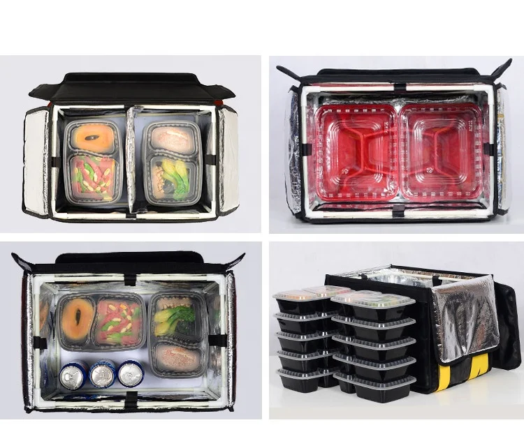 
1PCS MOQ 48L hot cold waterproof insulated food delivery cooler cooler bag 