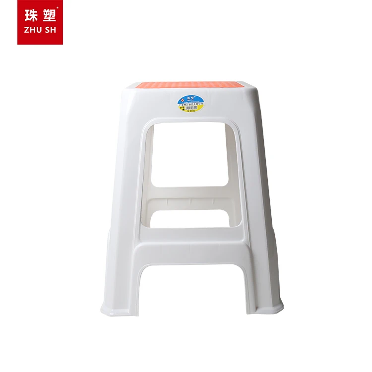 Hot Tall Outdoor Factory Hollow Design PP Plastic Stool Adult Strong Square Stool