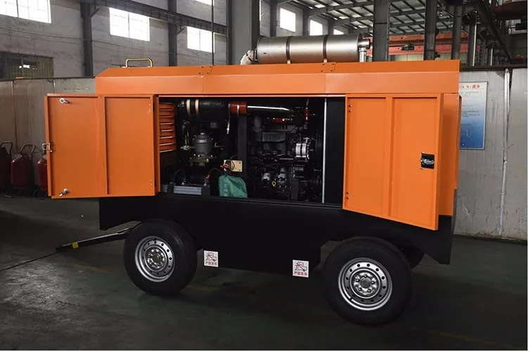 China Kaishan hot seeling screw mobile air compressor