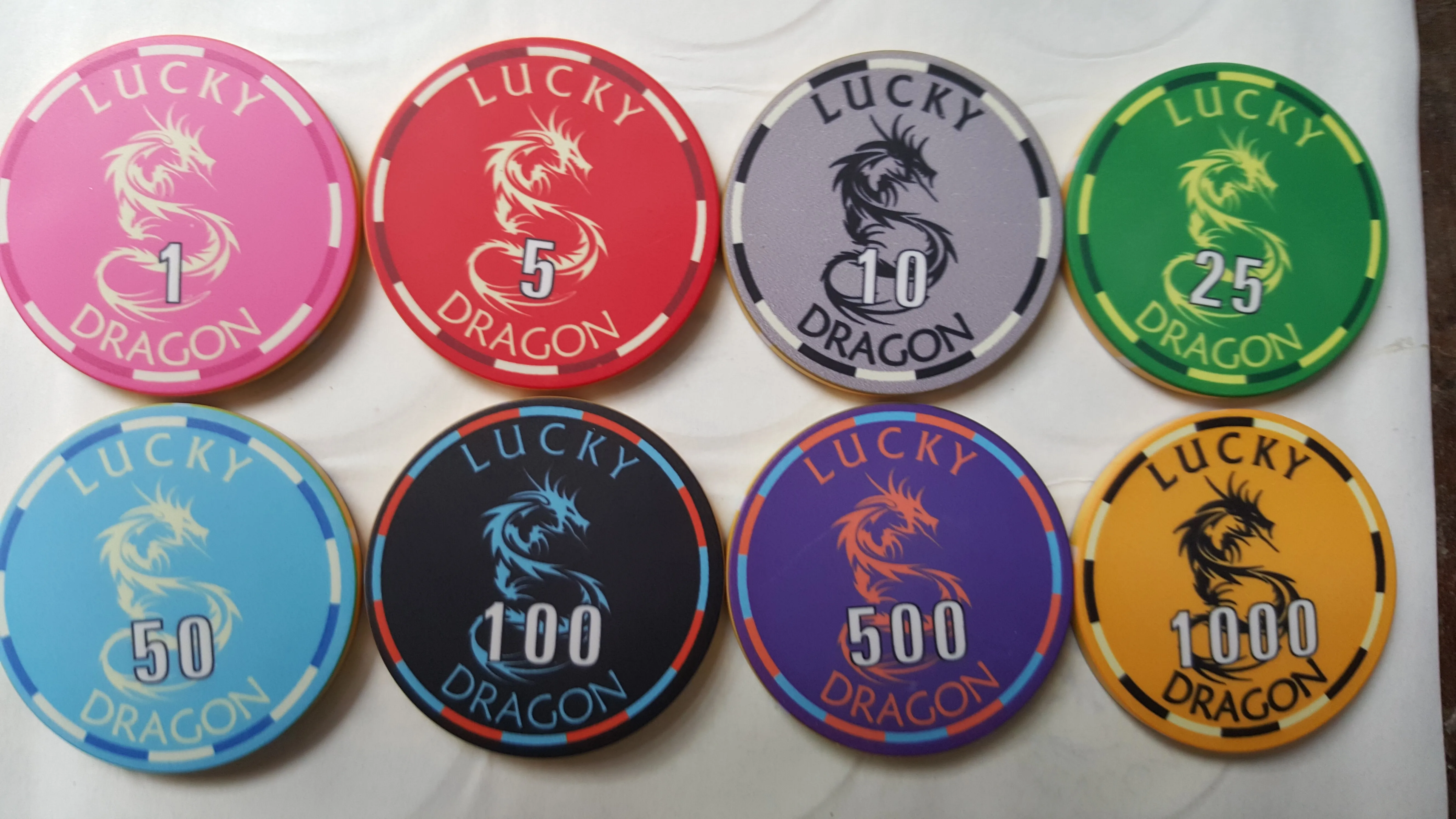 Venerati design top hat and cane mold ceramic poker chip manufacturer