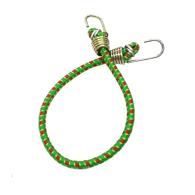 Customized Bungee Round Elastic Rubber Rope Mini Bungee Cord With Hook