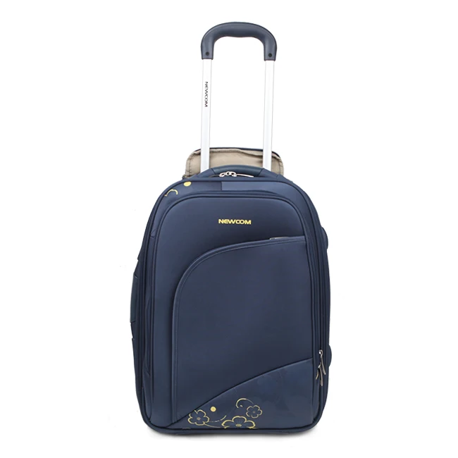 two wheels suitcases travel bag luggage, maletas de viaje with TSA Lock