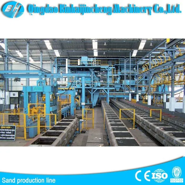Foundry Industrial Clay Sand Reclaim Production Line and Sand Molding Machine