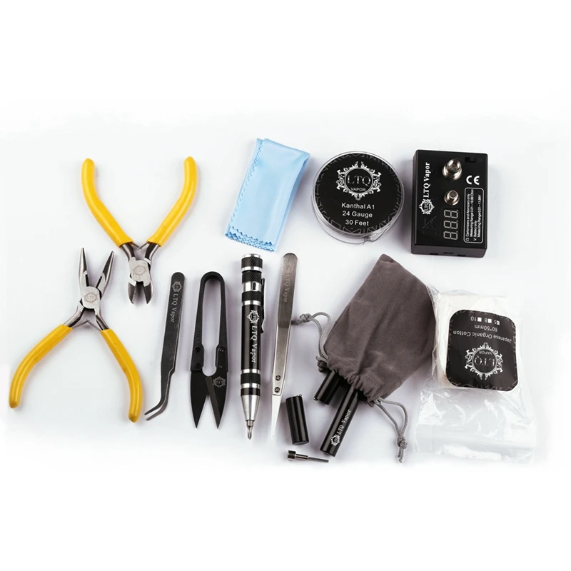 Evergreentech hot selling Best vape coil tool e cig coil kit new coming vape tool diy vapor kit LTQ Demon Killer Accessory