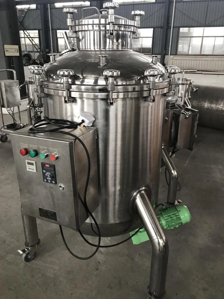 Stainless steel vacuum high speed shear mixing tank