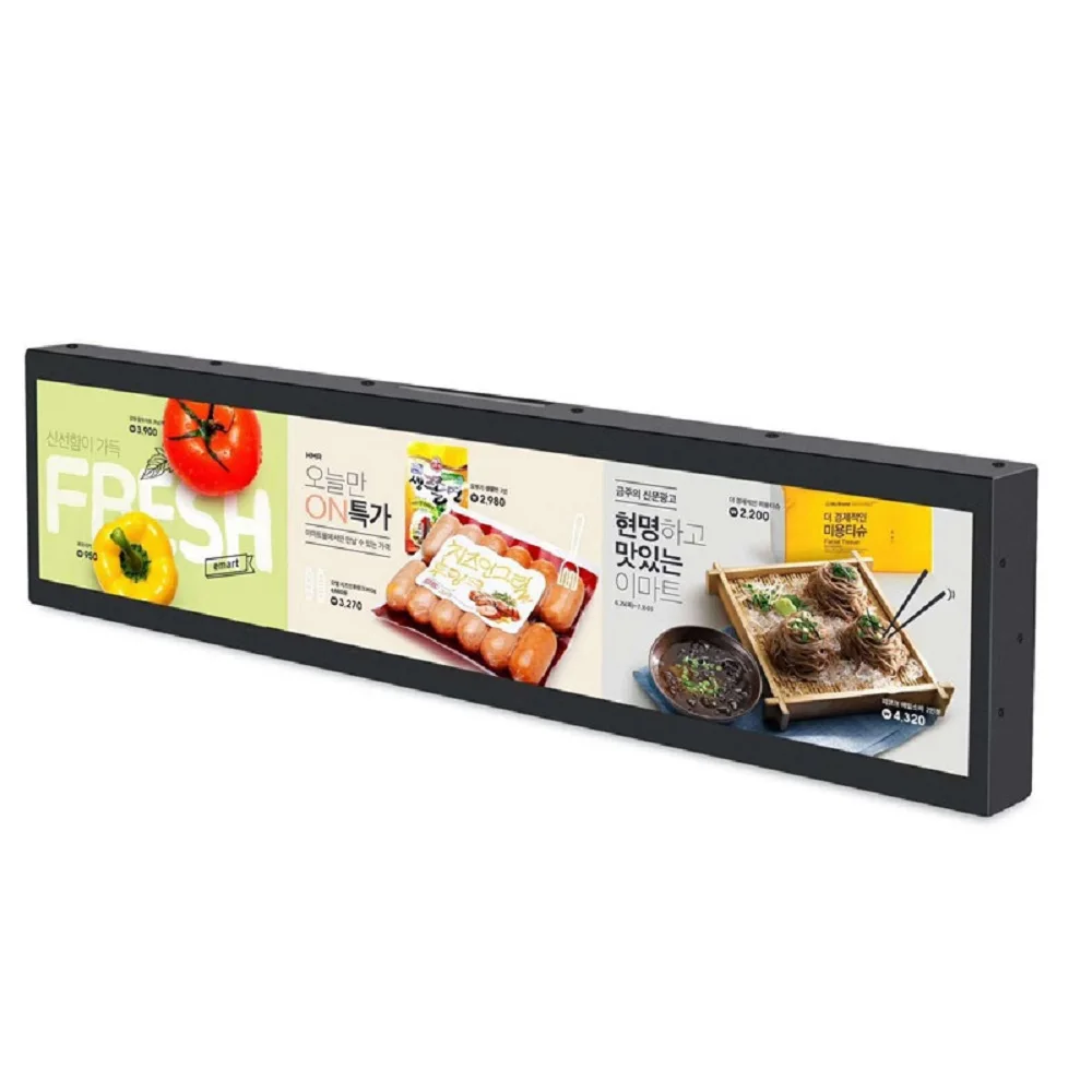 Lcd Advertising Stretched Bar Screen Totem Led Display