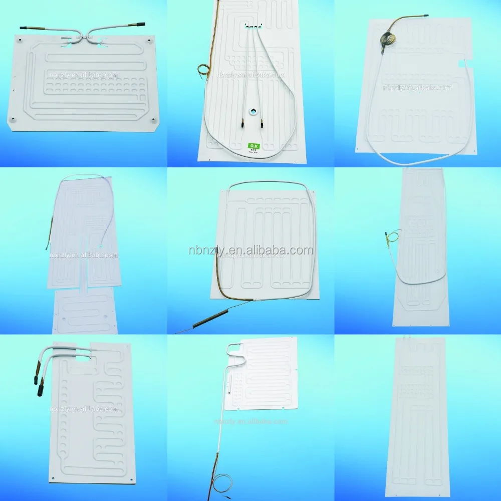 Mini fridge parts roll bond evaporator in cooling system refriagerator spare parts