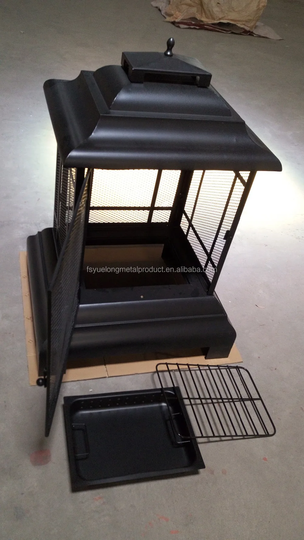 Garden patio metal outdoor  fire pit bowl wood burning portable smokeless Backyard Balcony brazier stove fireplace