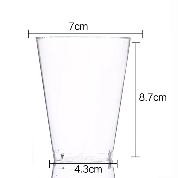 Chinese supplier 7oz ps disposable plastic beer cup