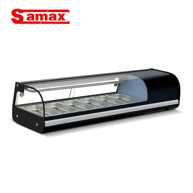XiMaiD SSH-5 LED 2 layer Small Counter Top refrigerated sushi showcase For Sale
