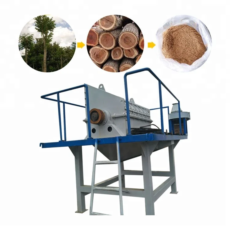 Blade replaceable Environmental protection equipment wood tree branch crushing Chemical waste corner corn cob straw crusher
